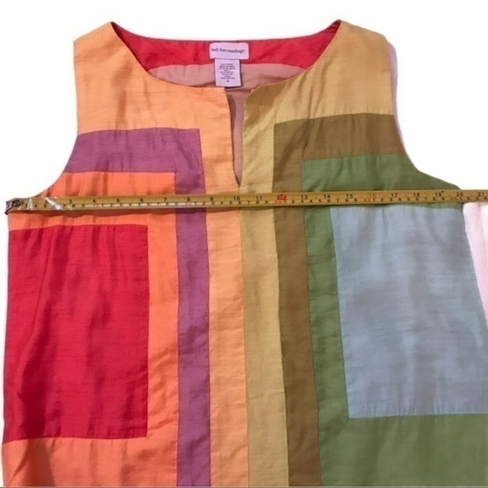 Soft Surroundings Colored Patchwork Tunic Top - image 7